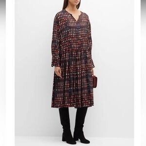 Masai Copenhagen Nymini Abstract-Print Shirtdress M